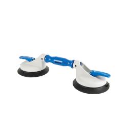 Veribor® 2-kops scharnierende zuignap - kunststof - zuignapschijf Ø 150 mm - draagvermogen 45 kg