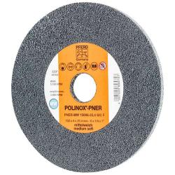 Schleifvlies - PFERD POLINOX® - für Edelstahl, Titan etc. - Schleifmittel Siliciumcarbid - Maße (D x T) 150 x 6 mm - Bohrungs-Ø 25,4 mm - Preis per Stück