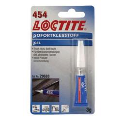 Superglue "Loctite 454" - Gel - Tubo de 3 g - LOCTITE® - PU 12 unidades - Precio por unidad de embalaje