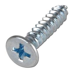 Tornillos de rosca - cabeza avellanada - DIN 7982 - 4,2 x 19 mm - ranura en cruz - galvanizados