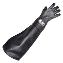 Guantes de chorreado - cabina de chorreado - 750 mm - talla M - XL - puño Ø aprox. 18 cm