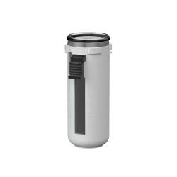 Polycarbonatbeholder - inklusive beskyttelseskurv - til aktivt kulfiltre - FUTURA - BG 1 - G1/4 og G3/8 - pris pr.