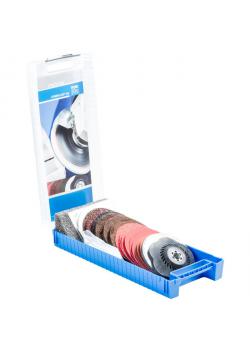 Slijpschijvenset - PFERD COMBICLICK® - schijfdiameter 115 mm - schroefdraad 5/8" - incl. steunschijf