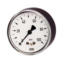 Capsuleveermeter - Ø 63 of 100 - G 1/4" of G 1/2" achter - type 611.10 of 612.10 - kwaliteitsklasse 1,6 - verschillende meetbereiken