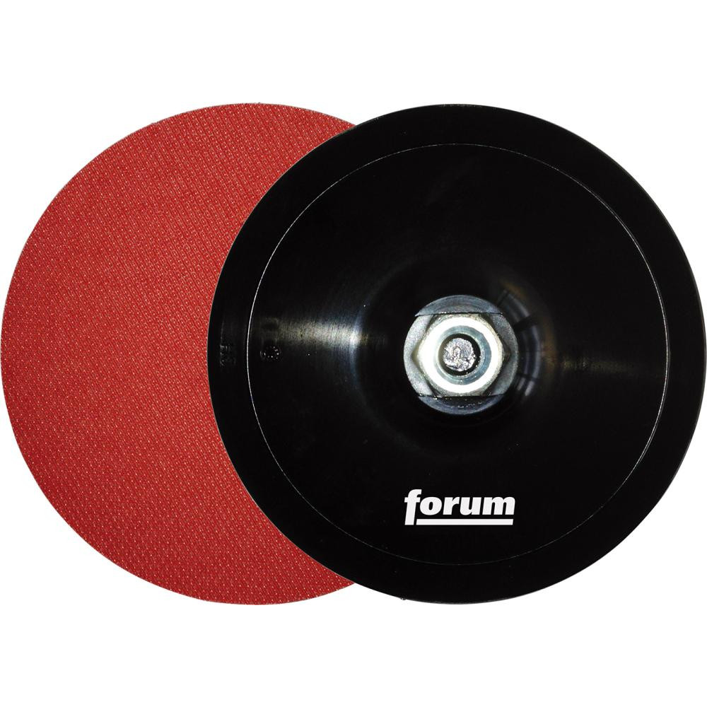 Plateau de support - FORUM - pour disques abrasifs auto-agrippants - &Oslash; 115 &agrave; 150 mm - filetage M14