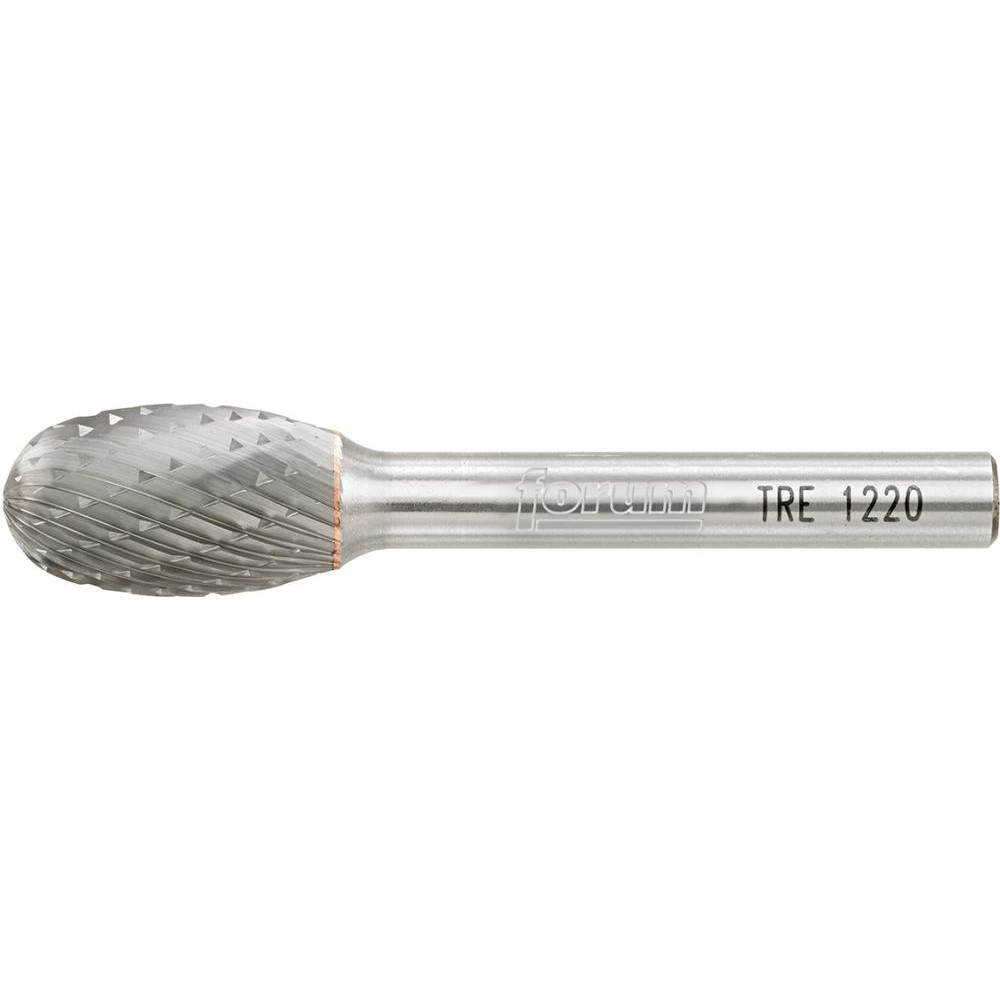 HM-Fr&auml;sstift TRE - FORUM - Zahnung C - Tropfenform - Schaft-&Oslash; 6 mm - Kopf-&Oslash; 6 bis 16 mm