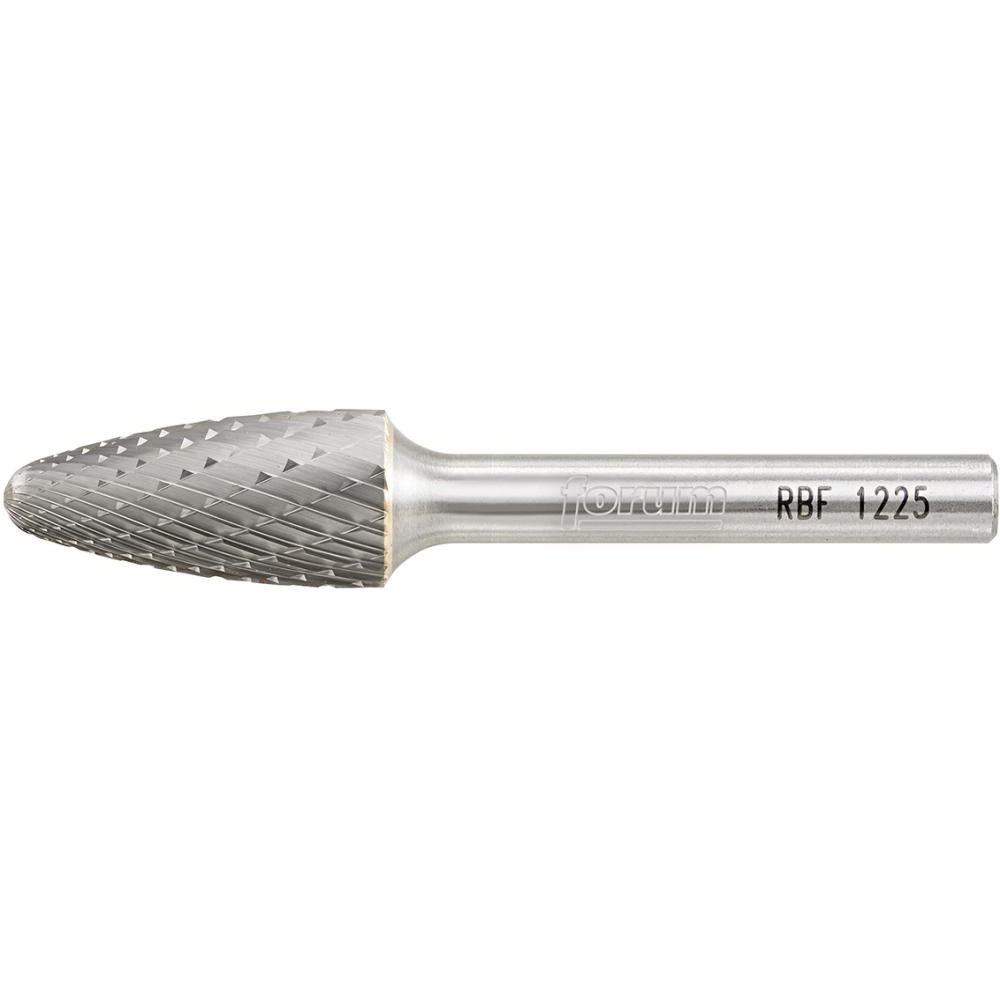 HM-Fr&auml;sstift RBF  - FORUM - Zahnung C - Rundbogenform - Schaft-&Oslash; 6 mm - Kopf-&Oslash; 6 bis 16 mm