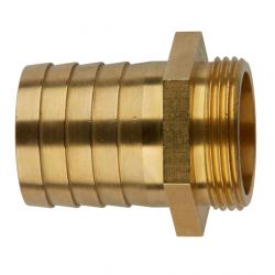 GEKA® plus 1/3 slangekobling - messing - AG G3/8 eller G1/2 på slangestørrelse 1/4" til 5/8" - pris pr.
