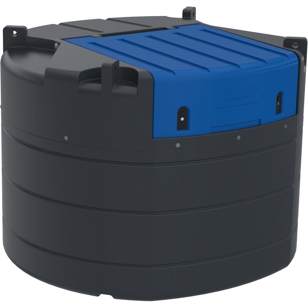 R&eacute;servoir de stockage FORTIS - pour AdBlue - 1 000 &agrave; 9 999 l - PP &agrave; double paroi - avec compteur, pompe et pistolet de remplissage - homologu&eacute; DIBt