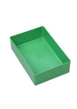 Einsatzbox Euro Plus Indsæt 45/4 - Mål (B x D x H) - 108 x 162 x 45 mm - farve grøn