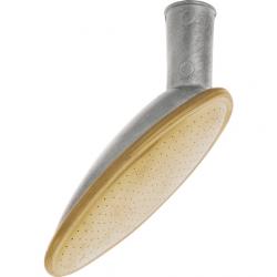 GEKA® - Ducha de cuchara - Aluminio - Agujeros de tamizado 0,5 mm - Plato 95/96mm - Precio por unidad