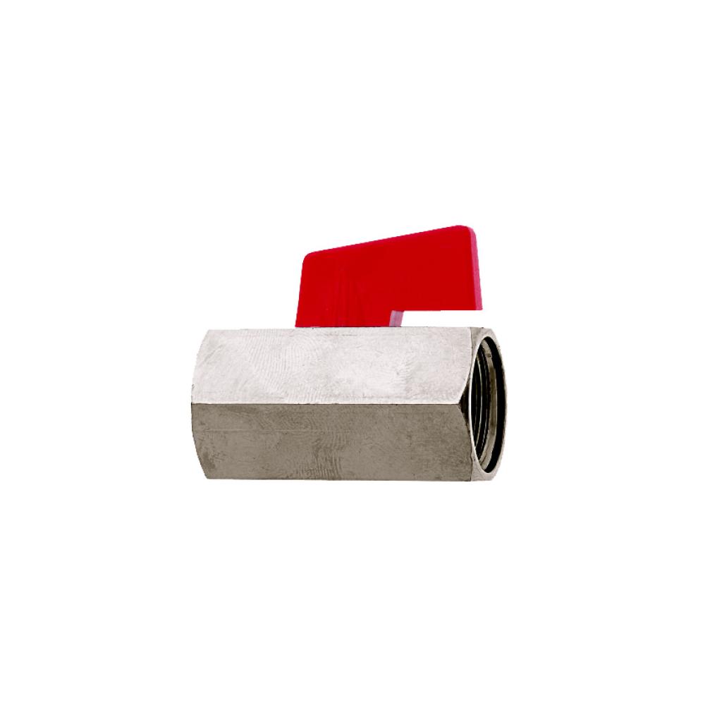 GEKA® - Mini-Kugelventil - Messing verchromt - IG G1/8 bis G3/4 auf IG G 1/8 bis G3/4 - max. 15 bar - Preis per Stück