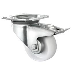 CASCOO Lenkrolle mit Totalfeststeller - Serie P0P0 - PP-Rad - Rad-&Oslash; 80 bis 200 mm - Bauh&ouml;he 105 bis 235 mm - Tragkraft 80 bis 250 kg - Preis per St&uuml;ck