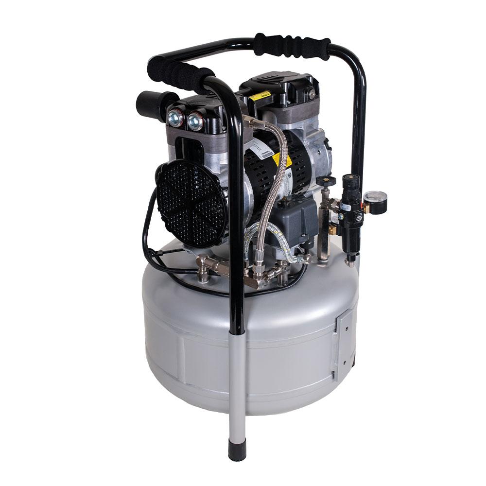 Compressor Jun-Air 106R - Zuigvermogen 133 tot 266 l/min - Tank 25 of 40 l - 230 V / 50 Hz - PN 8 bar - 100% inschakelduur