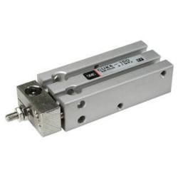 Direktemontert sylinder CDUK-D - dobbeltvirkende - ensidig, rotasjonssikret stempelstang - elastisk demping - med magnet