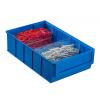 Industriebox ProfiPlus ShelfBox 300B - Utvendige mål (B x D x H) 183 x 300 x 81 mm - farge blå og rød
