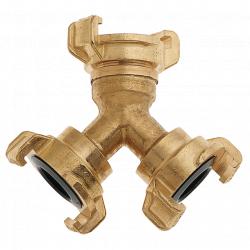 GEKA® plus - Abzweigstück - Messing - 3/4" - mit GEKA® plus Gewindestück - Preis per Stück