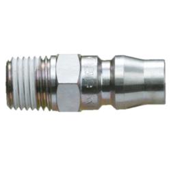 SMC S-koppeling KK130P-MS - Stekker met buitendraad - Staal - AG R 1/8" tot 1/2" - Prijs per stuk
