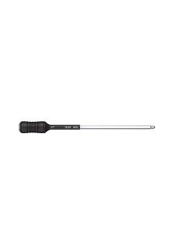 Bitsholder klemme via kule - for momentskrue med langsgående håndtak - 1/4 mm sekskantuttak - 162 mm bitsholder