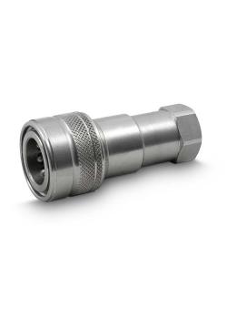 Steekkoppeling - mof - roestvrij staal - DN 6 tot 32 - binnendraad G 1/4" tot G 1 1/2" - PN 200 tot 350 bar - uitwisselbaar volgens ISO 7241-B