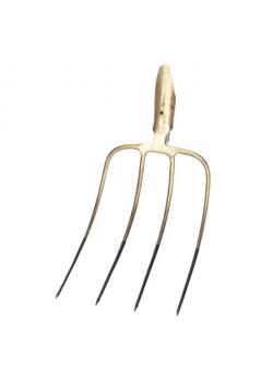 Mestvork - breedte 23 tot 24 cm - lengte 31 cm - 4 tot 5 tanden - zonder steel