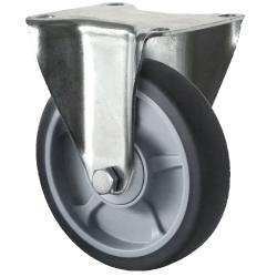 CASCOO Zestaw kołowy stały - Seria P2G2 - Koło termoplastyczne - &Oslash; koła od 100 do 200 mm - Wysokość całkowita od 125 do 235 mm - Nośność od 135 do 250 kg - Cena za sztukę