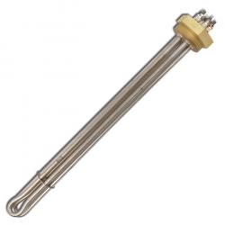 Thermoplongeur à visser - filament chauffant cuivre - filetage 1 1/2" MS - sans casquette