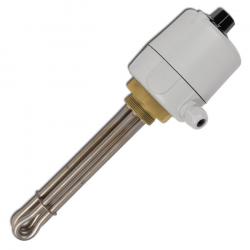 Thermoplongeur à visser - serpentin de chauffe VA - filetage 1 1/2" MS - avec régulateur et limiteur