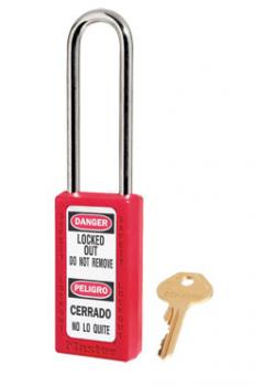 Cerrojo de seguridad - con llave - altura del grillete 76 mm - "Xenoy®"