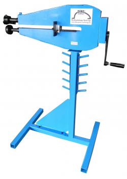 Slagmachine 610 mm standaard professioneel - incl. geleiderail, paar opstelrollen en standaard