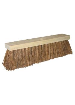 Gatekost Piassava - bredde 40 cm - Ø stamme 24 mm - natur