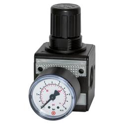 Tarkkuuspaineens&auml;&auml;din "multifix" - BG 1 - G 1/4" - PE maks. 16 bar - s&auml;&auml;t&ouml;alue 0,5-10 bar