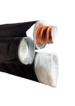 Aislamiento de mangueras Aislamiento de tuberías HT - Diámetro nominal de 25 a 150 mm - Espesor del material 5 mm - Longitud 1 m