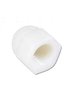Cap Nødder - svarende til DIN 1587 - M 3 til M 12 - Nylon natur / naturlig polyamid