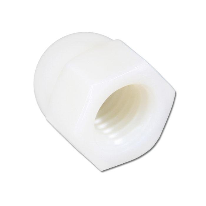 Cap Nuts - similar to DIN 1587 - M 3 to M 12 - Nylon nature / natural polyamide