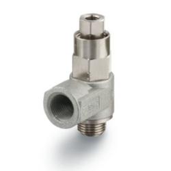 Esiohjattu takaiskuventtiili AS200-X785 - messinki - max. 10 bar - kierre G 1/8" - G 1/2" - hinta per kappale