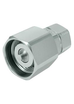 ValCon® VC-HDS-stekker - verchroomd staal - DN 25 tot 32 - BG 6 tot 8 - BSP IG G 1" tot 1 1/2" - PN 333