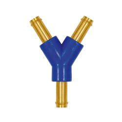 Y-slangkoppeling - messing/POM - voor slang LW 3 tot LW 6 mm - temperatuurbereik -10 °C tot 60 °C - prijs per stuk