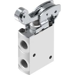 FESTO - VMEF-RT-M32 - Válvula de palanca de rodillo - Válvula de 3/2 vías - Cuerpo de aluminio - PN 10 bar - Conexión G 1/8" o G 1/4