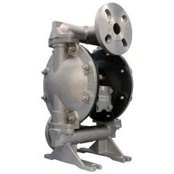 ARO Pro-Serie 1" - Druckluftmembranpumpe Metall - Typ 6661GE-244-C - Medienber&uuml;hrte Geh&auml;useteile Edelstahl, CF8M - F&ouml;rderdruck 8,3 bar - F&ouml;rdermenge max. 133 l/min