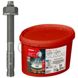 Bolteanker FAZ II PLUS 10/20 R - rustfrit stål - borediameter 10 mm - ankerlængde 105 mm - indhold 135 stk - pris pr. spand