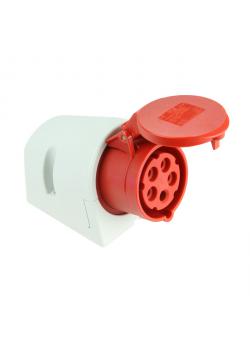 CEE-wandcontactdoos - 5-polig - 6h - 16 A - 400 V - 50/60 Hz - IP44