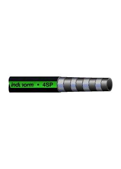 Spiralslange 4SP - gummi - DN 6 til 31 - maks. Udvendigt Ø 17,9 til 50,8 mm - PN 210 til 450 - pris pr. Rulle