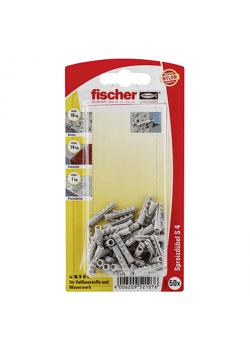 Expansionsplugg S - Nylon - Längd 20 till 75 mm - Dubbel expansion - Förpackning med 5 blister - Pris per förpackning
