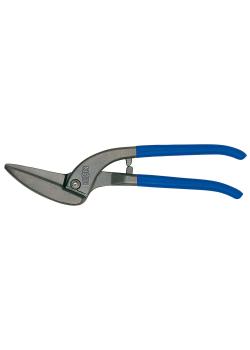 Cizalla Pelikan - Longitud de corte 62 a 65 mm - Espesor de la chapa 1,0 mm - Longitud total 300 a 350 mm - Mangos bañados en PVC