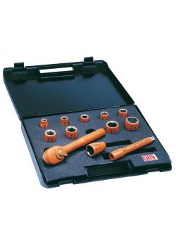 CATU zeskant-dopsleutelsets 3/8" - set voor elektriciens