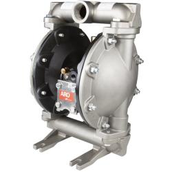 Serie ARO Pro 3/4 pulgadas - Bomba de membrana neum&aacute;tica de metal - Tipo 66612D-244-C - Piezas de la carcasa en contacto con el fluido de acero inoxidable - Caudal m&aacute;x. 133 l/min - Presi&oacute;n de impulsi&oacute;n 8,3 bar