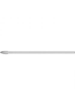 Freestift - PFERD - hardmetaal - lange schacht - schacht-Ø 6 - vlamvorm B