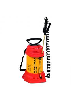 Pulverizador de alta presión "FERROX PLUS" - con junta FPM - 6 bar - capacidad de llenado 6 l - capacidad total 9 l - portátil lateral