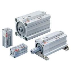 Cilindro compacto con unidad de bloqueo CDLQ - doble efecto - rosca en ambos lados - sujeci&oacute;n en la direcci&oacute;n de entrada